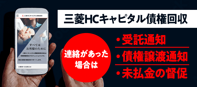 0665307182は三菱HCキャピタル債権回収からの督促